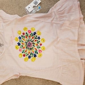 Girls small top crown and ivy